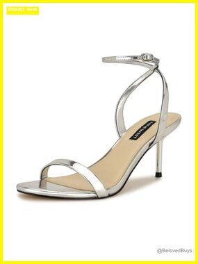 Waltz Kitten Block Heeled Sandal Open Toe Ankle Strap Faux Leather